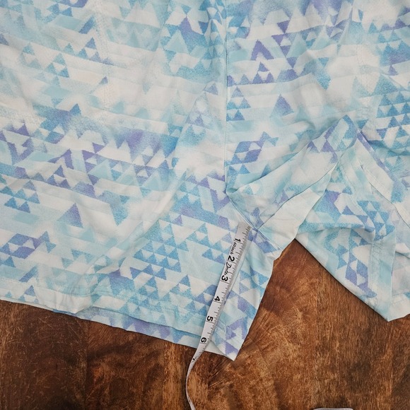 Columbia Court Shorts Women's 2X White Blue 6" Sandy River II Water Outdoors - Picture 4 of 8